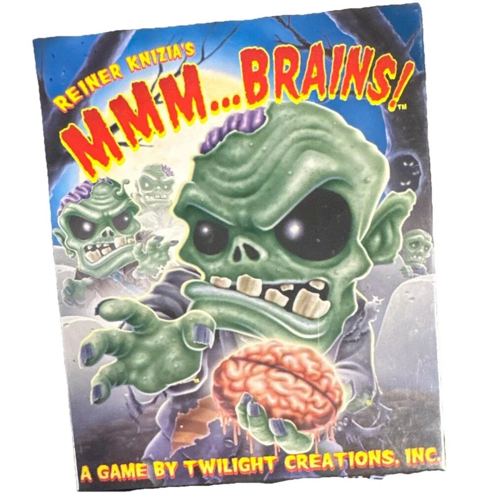 Twilight Creations Mmm...Brains! Zombie Dice Game Custom Dice 3-5 6+ 2006